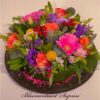 bloementaart , gerbera , roos, craspedia, eustoma groensoorten
