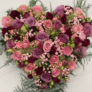 Bloemenhart , vele kleuren mogelijk