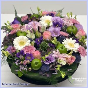 Bloementaart "Milou" een superkado 35 cm groot