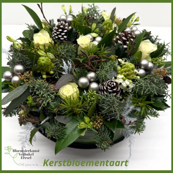 Kerstbloementaarten incl onderbord in 3 maten , 15 cm - 25 cm en 35 cm in rood of wit te bestellen , daar blijf je van genieten , wat een mooi kado om te geven of om te krijgen . schrijft u er een leuk kaartje bij 